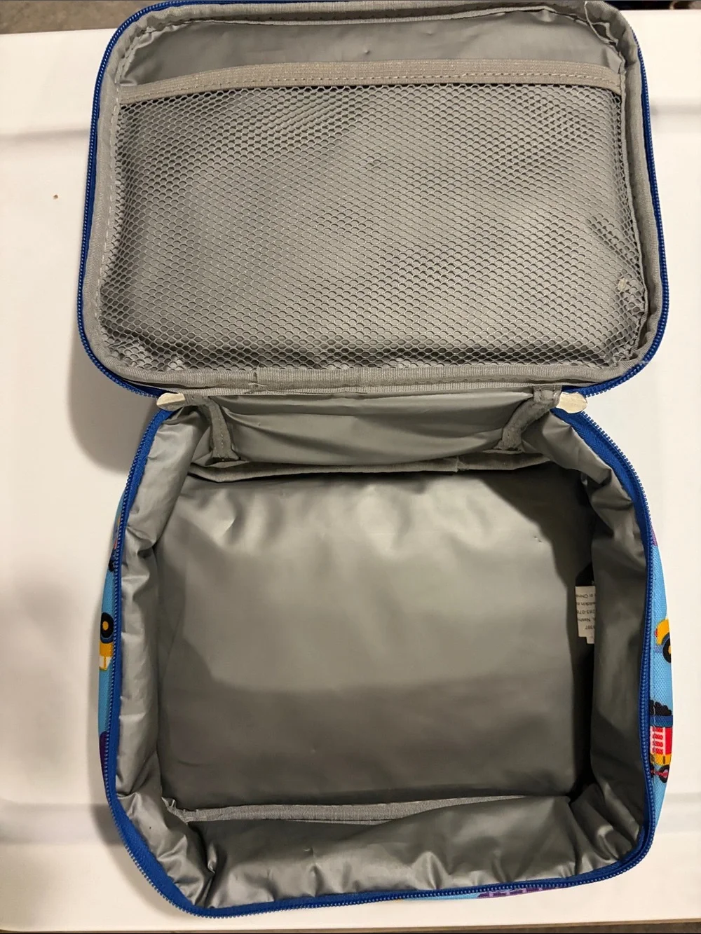 Wildkin Blue Vehicle Print Backpack and Lunch Bag Set